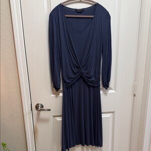 BCBGMaxAzria Navy Long Sleeve Dress